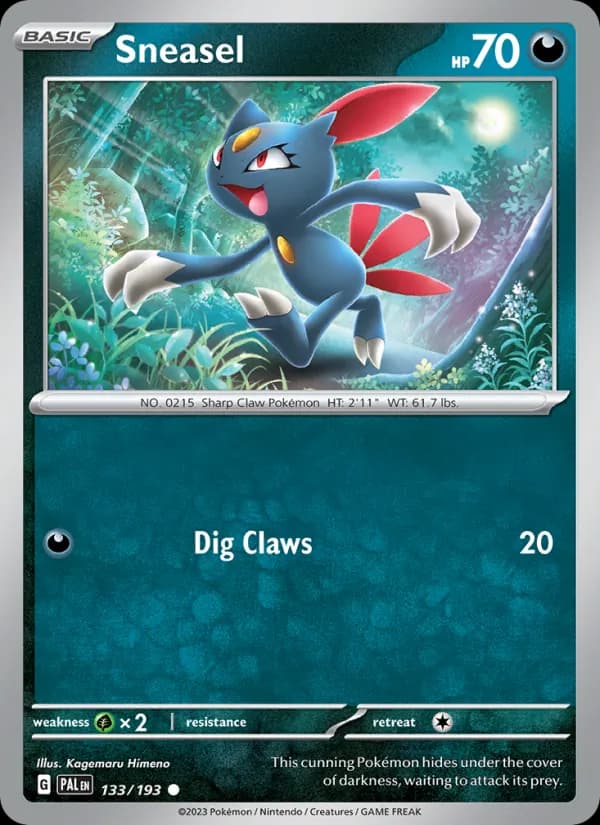 Sneasel 133/193, Paldea Evolved