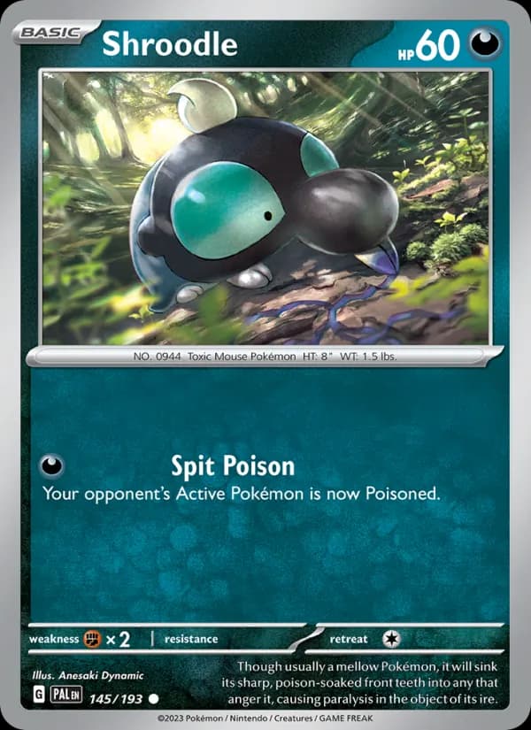 Shroodle 145/193, Paldea Evolved