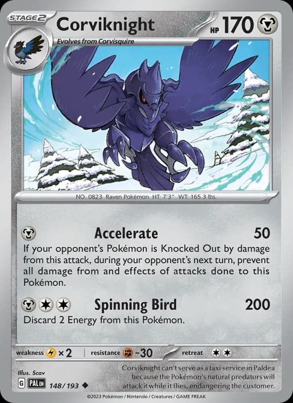 Corviknight 148/193, Paldea Evolved