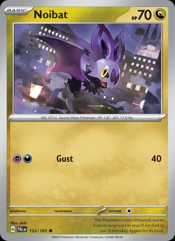Noibat 152/193, Paldea Evolved