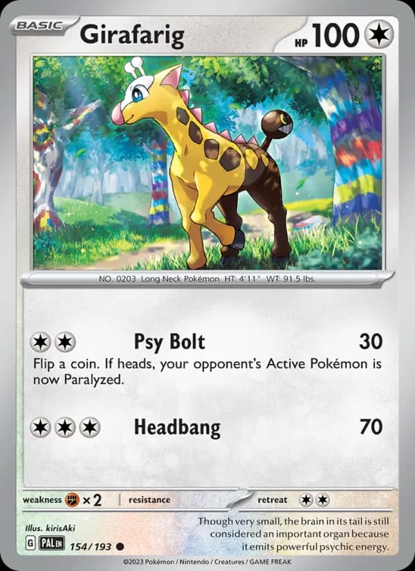 Girafarig 154/193, Paldea Evolved