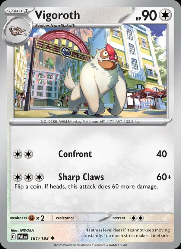 Vigoroth 161/193, Paldea Evolved