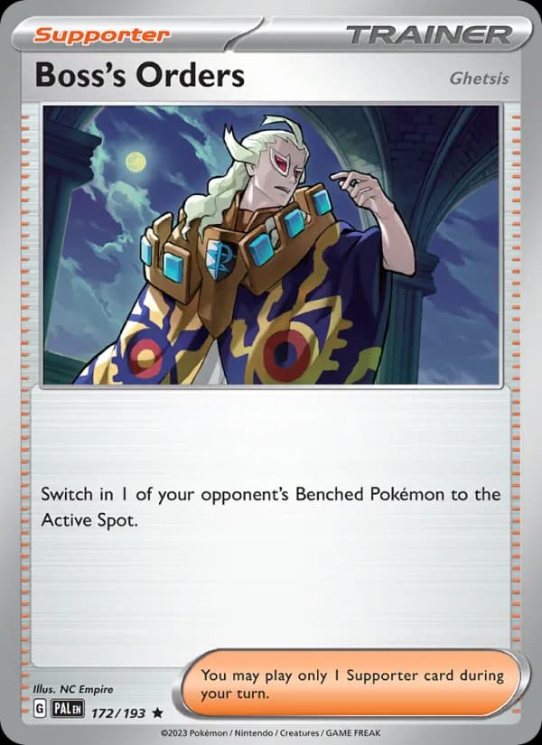 Boss's Orders 172/193, Paldea Evolved