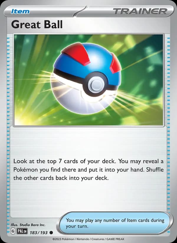 Great Ball 183/193, Paldea Evolved