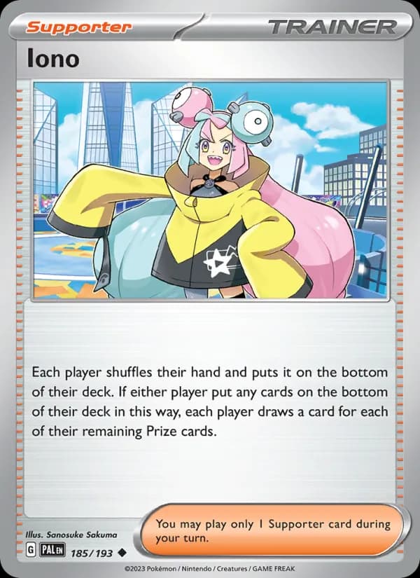 Iono 185/193, Paldea Evolved