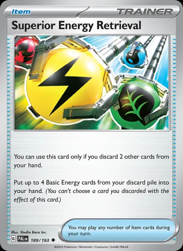 Superior Energy Retrieval 189/193, Paldea Evolved