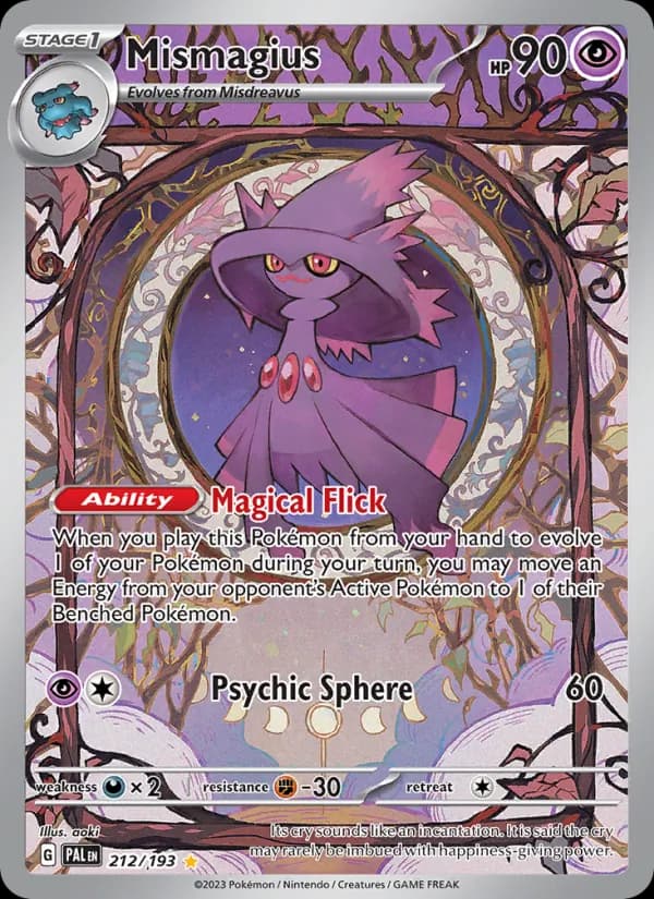 Mismagius 212/193, Paldea Evolved