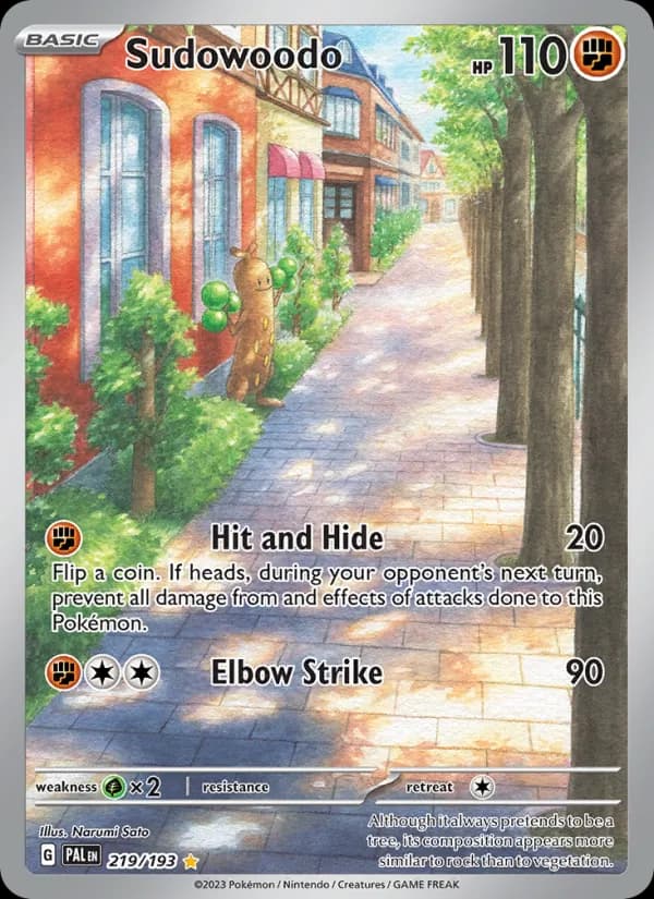 Sudowoodo 219/193, Paldea Evolved