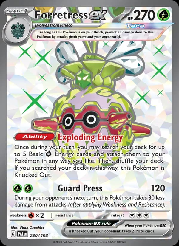 Forretress ex 230/193, Paldea Evolved