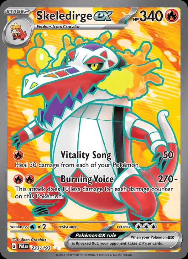 Skeledirge ex 233/193, Paldea Evolved