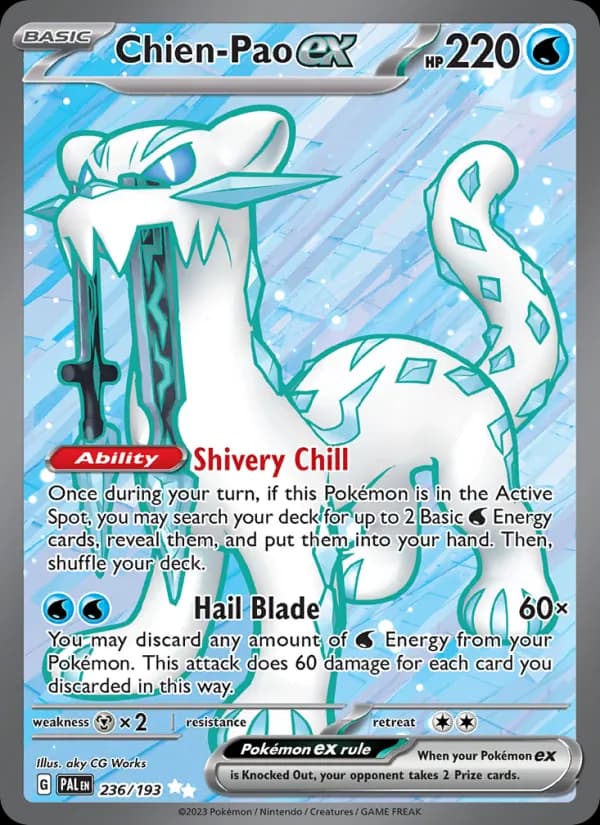 Chien-Pao ex 236/193, Paldea Evolved