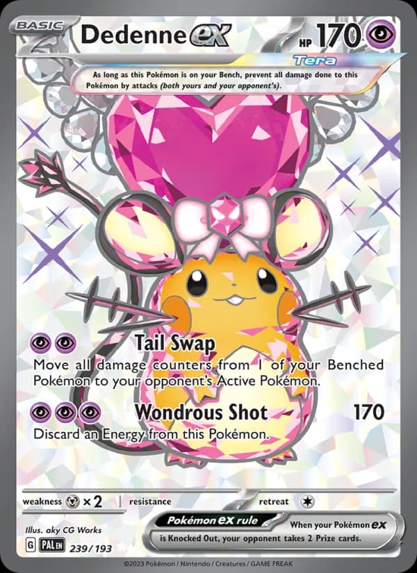 Dedenne ex 239/193, Paldea Evolved