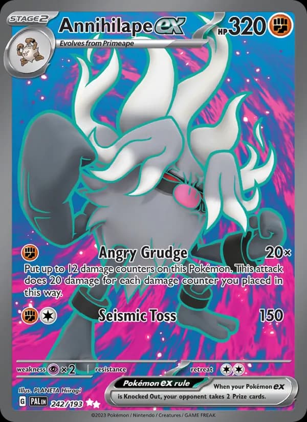 Annihilape ex 242/193, Paldea Evolved