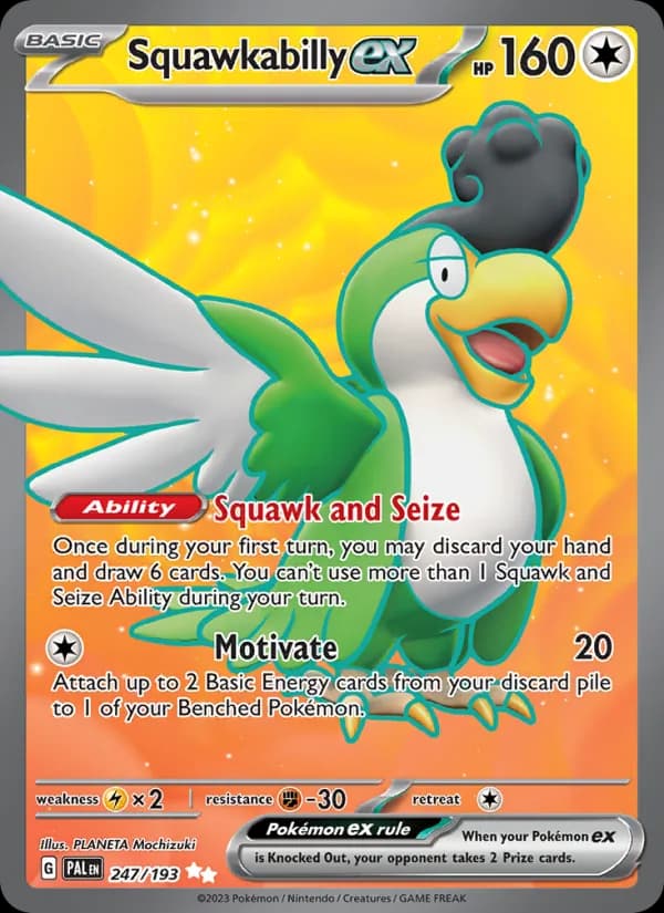 Squawkabilly ex 247/193, Paldea Evolved