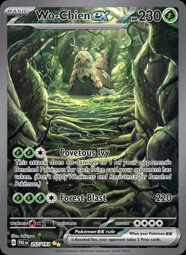 Wo-Chien ex 257/193, Paldea Evolved