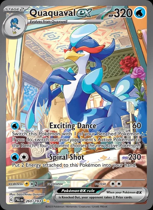 Quaquaval ex 260/193, Paldea Evolved