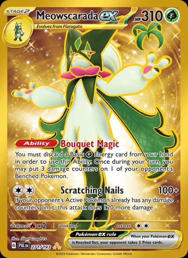 Meowscarada ex 271/193, Paldea Evolved