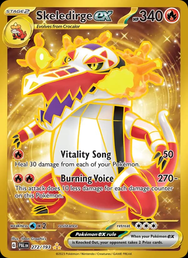 Skeledirge ex 272/193, Paldea Evolved