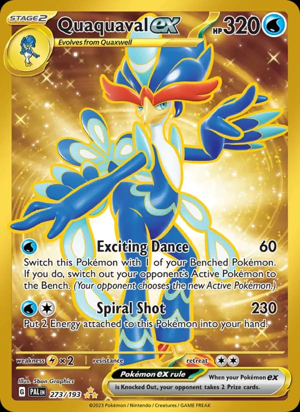 Quaquaval ex 273/193, Paldea Evolved