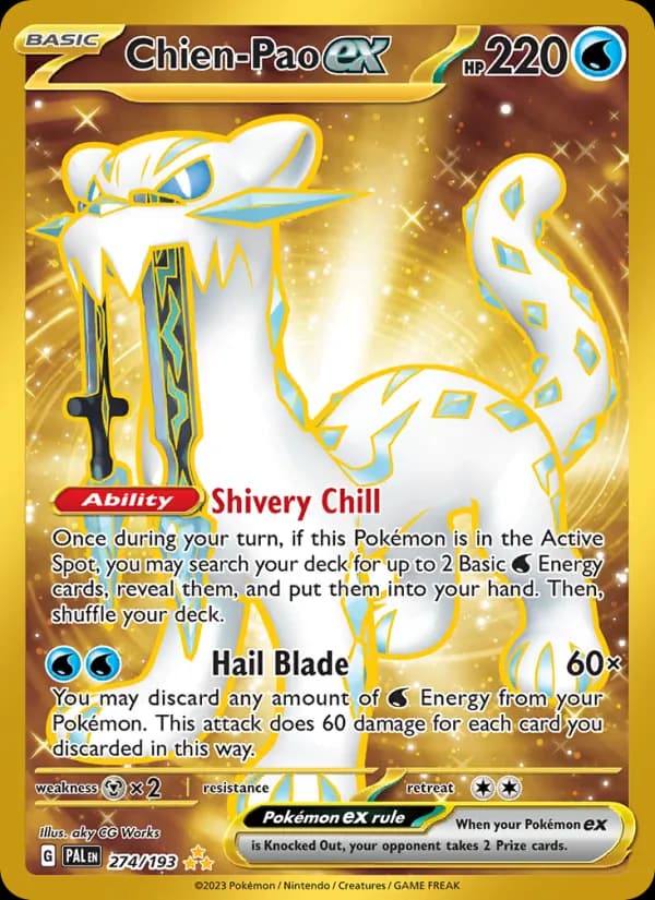 Chien-Pao ex 274/193, Paldea Evolved