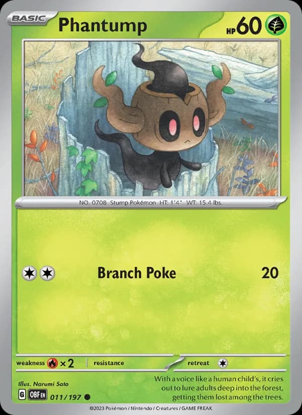 Phantump 011/197, Obsidian Flames