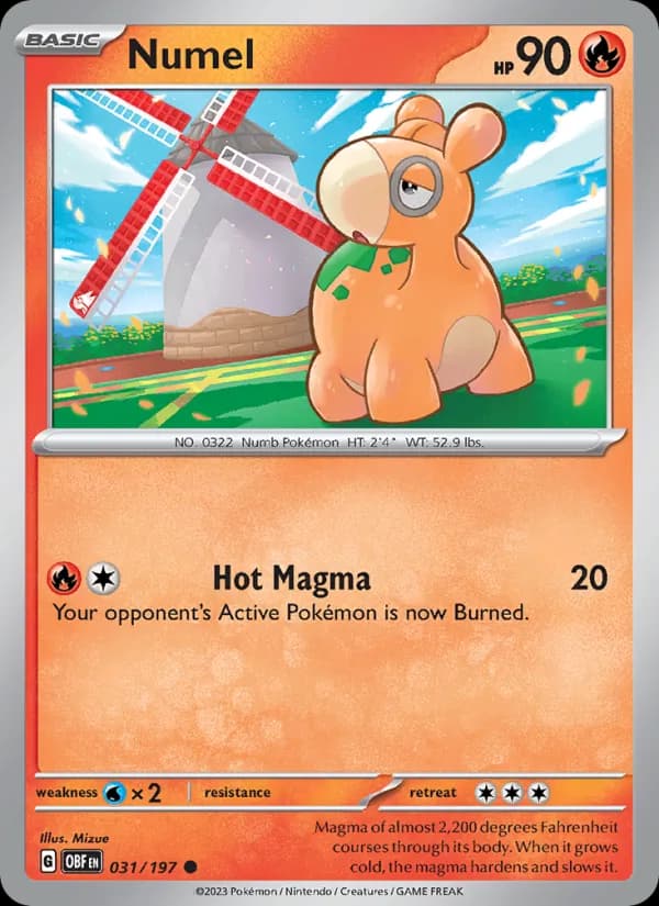 Numel 031/197, Obsidian Flames