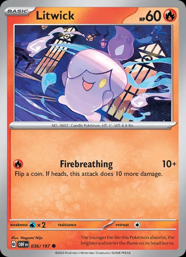 Litwick 036/197, Obsidian Flames
