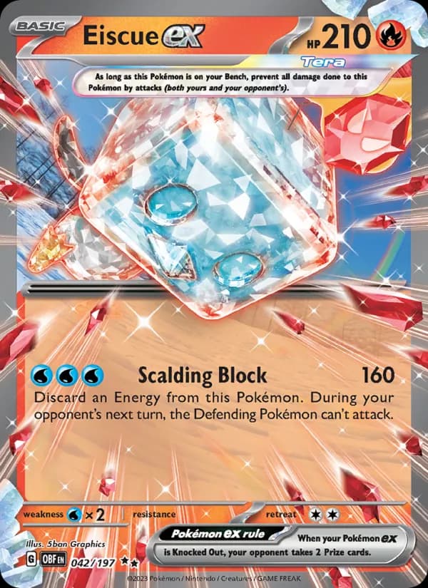 Eiscue ex 042/197, Obsidian Flames