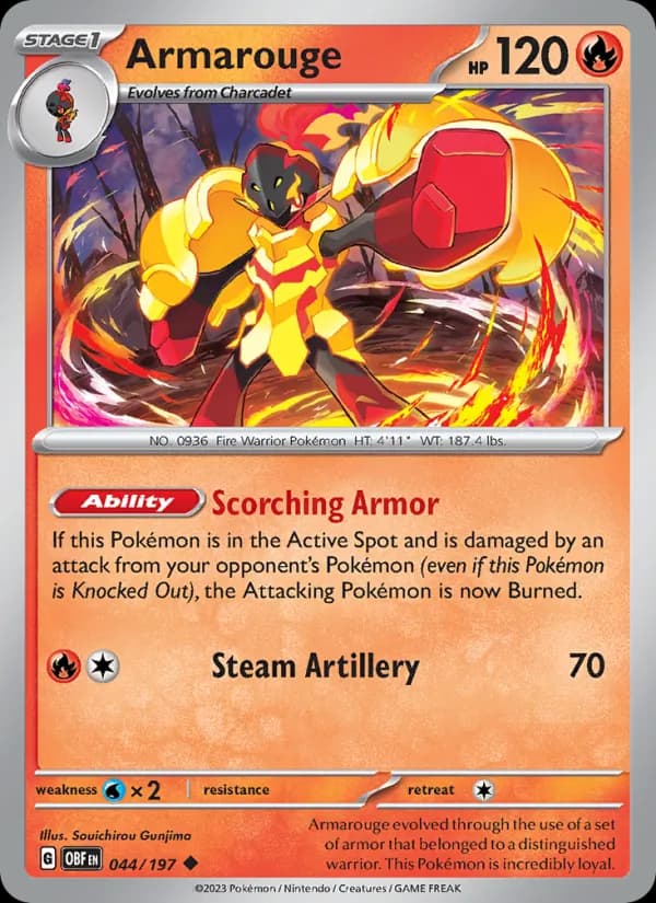 Armarouge 044/197, Obsidian Flames