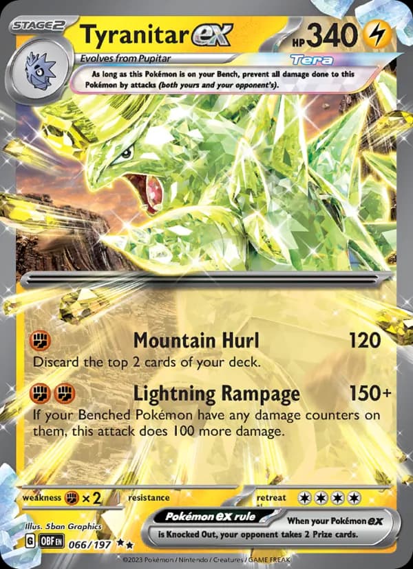 Tyranitar ex 066/197, Obsidian Flames