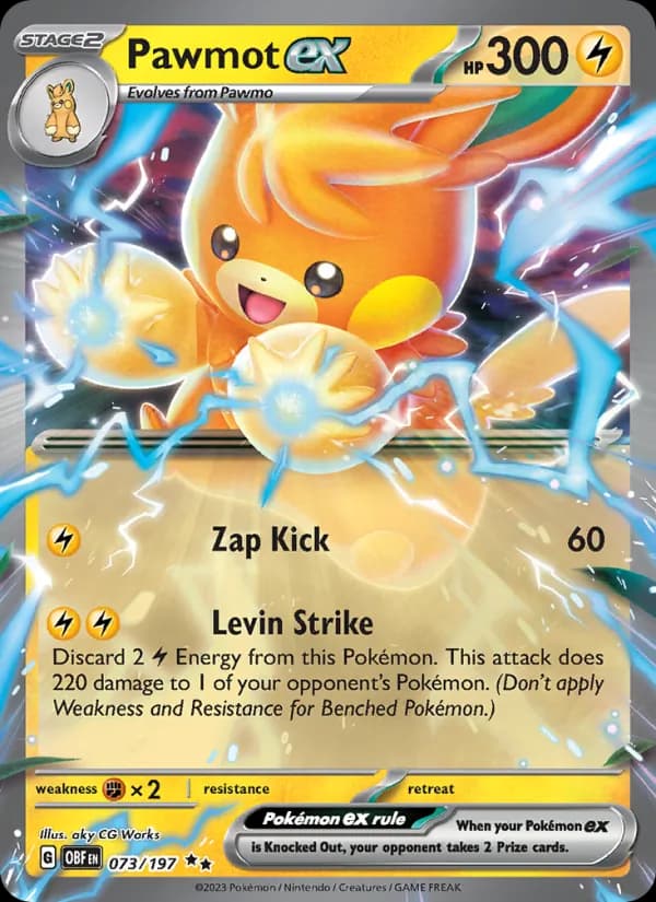 Pawmot ex 073/197, Obsidian Flames