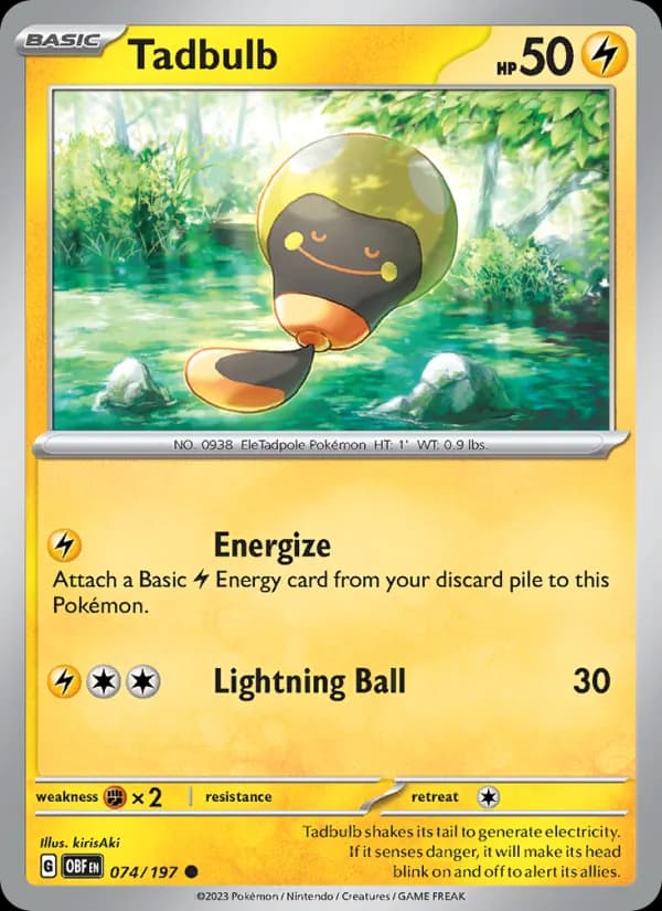 Tadbulb 074/197, Obsidian Flames