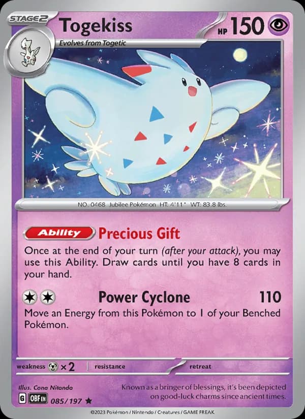 Togekiss 085/197, Obsidian Flames