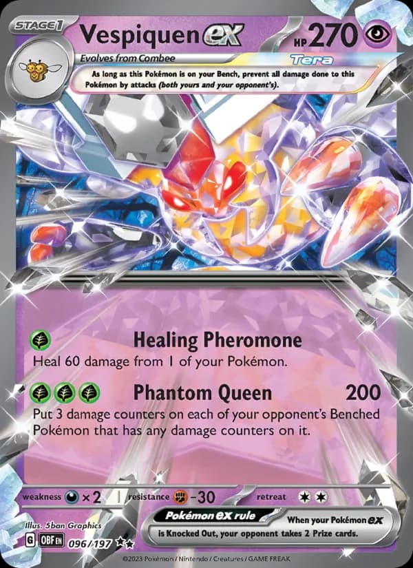 Vespiquen ex 096/197, Obsidian Flames