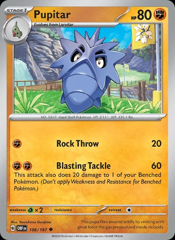 Pupitar 106/197, Obsidian Flames
