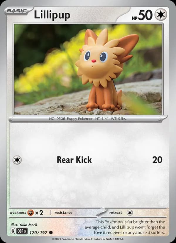 Lillipup 170/197, Obsidian Flames