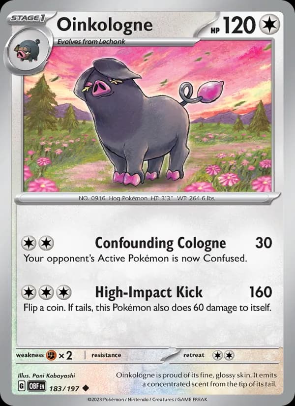 Oinkologne 183/197, Obsidian Flames