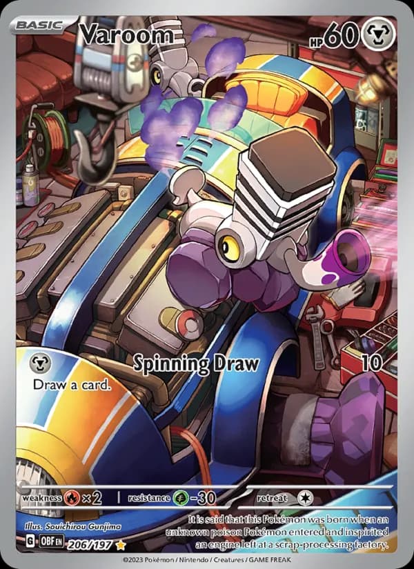 Varoom 206/197, Obsidian Flames