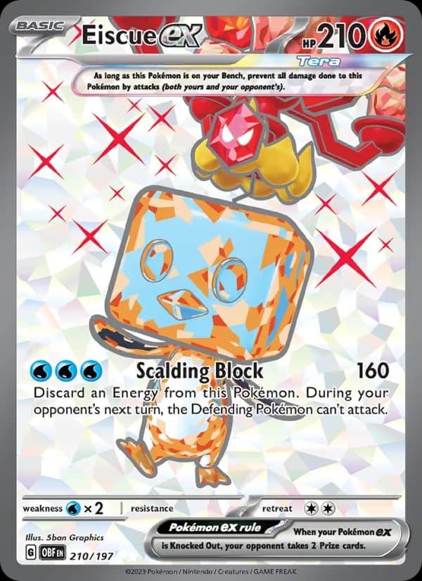 Eiscue ex 210/197, Obsidian Flames