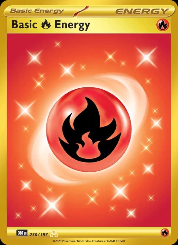 Basic Fire Energy 230/197, Obsidian Flames