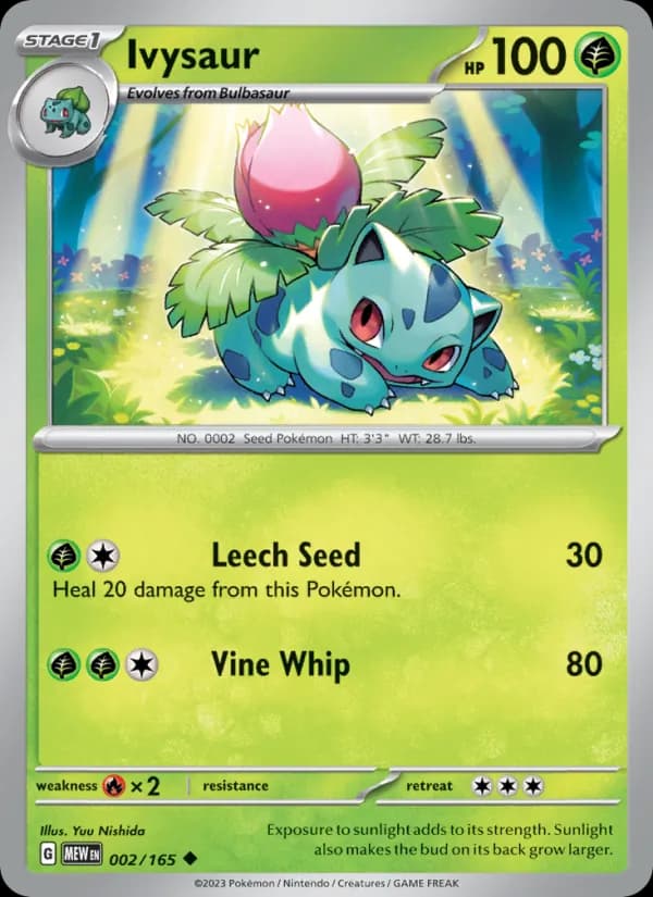 Ivysaur 002/165, 151