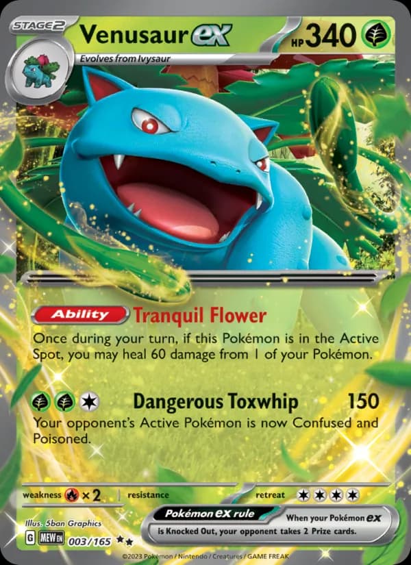 Venusaur ex 003/165, 151