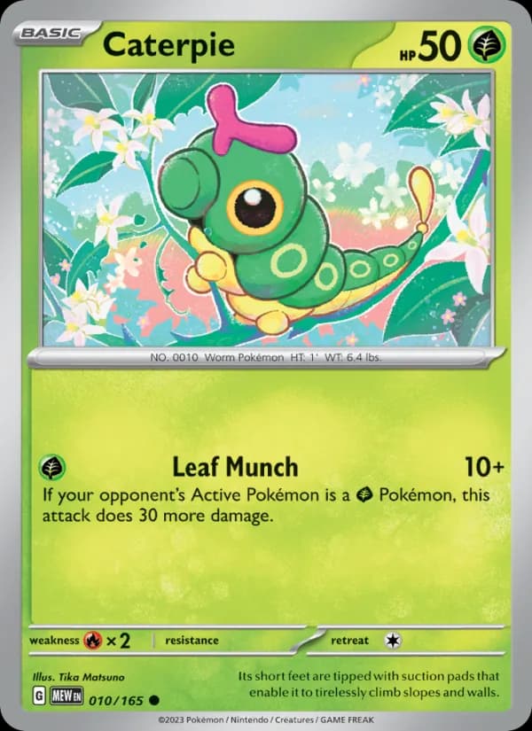 Caterpie 010/165, 151