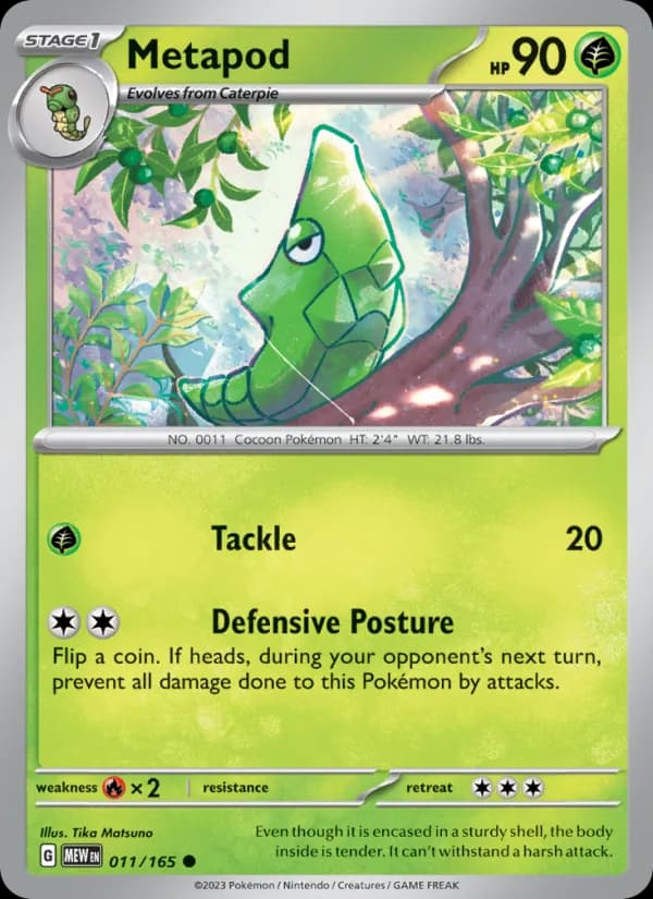 Metapod 011/165, 151