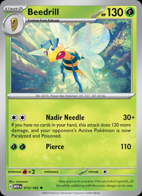 Beedrill 015/165, 151
