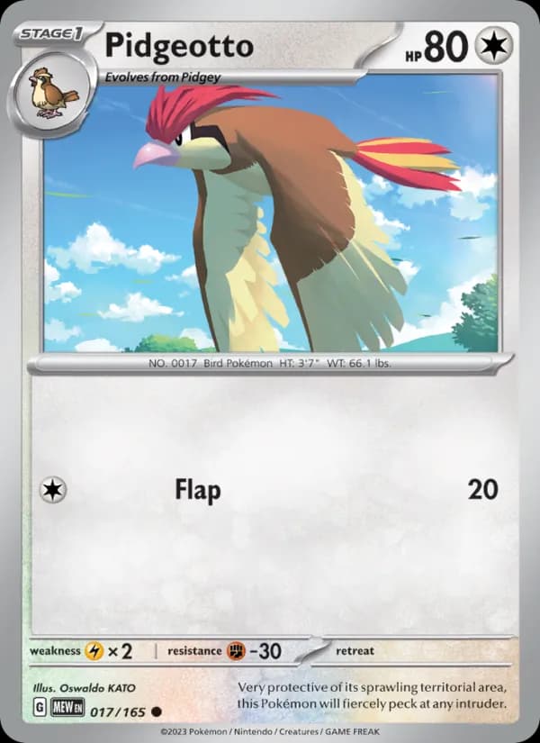 Pidgeotto 017/165, 151