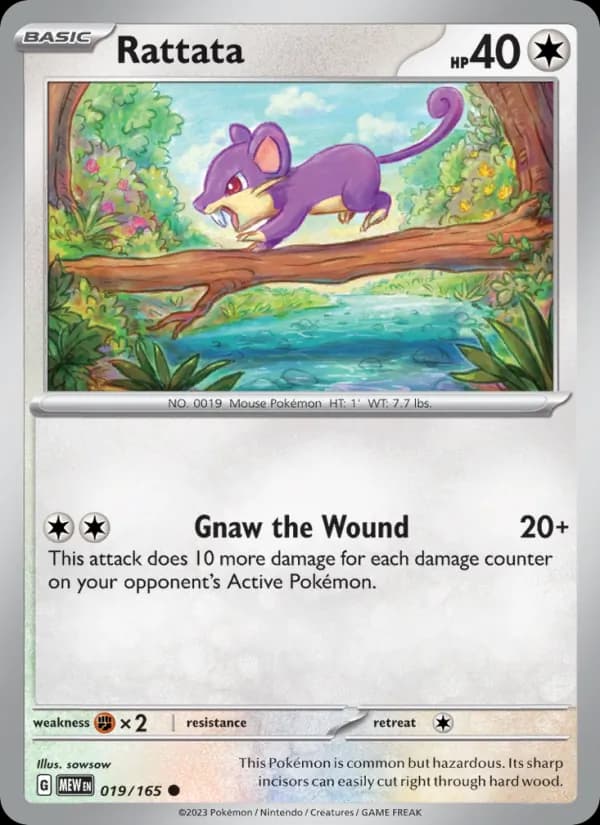 Rattata 019/165, 151