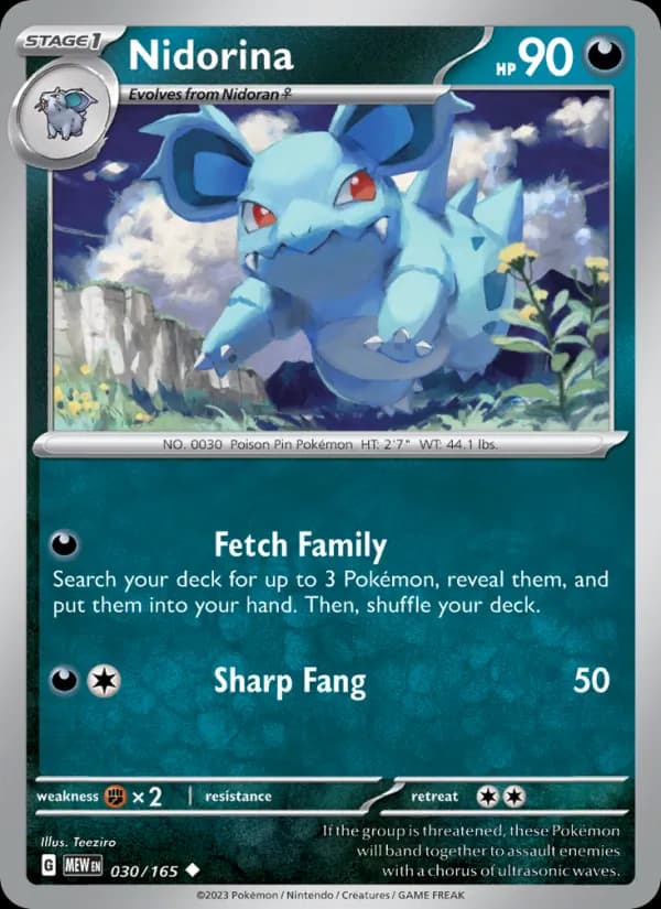 Nidorina 030/165, 151