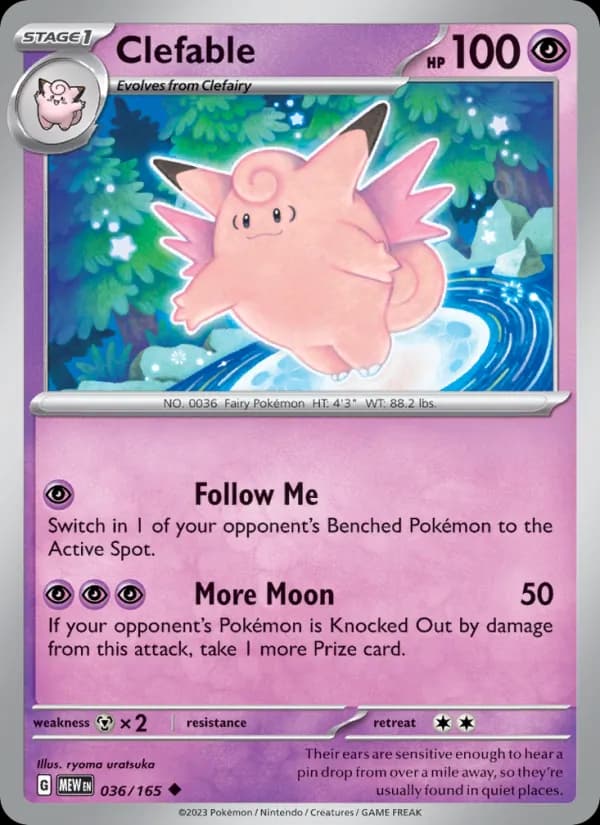 Clefable 036/165, 151