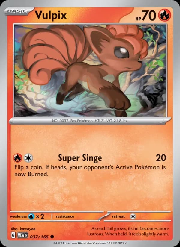 Vulpix 037/165, 151